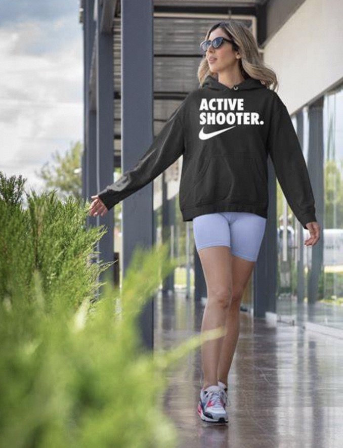active shooter bear t shirt