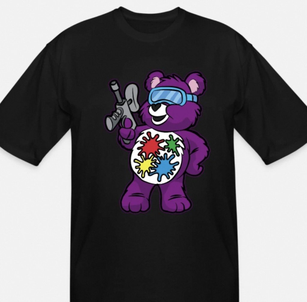 Active Shooter Bear T-Shirt: Bold Statement Fashion插图4