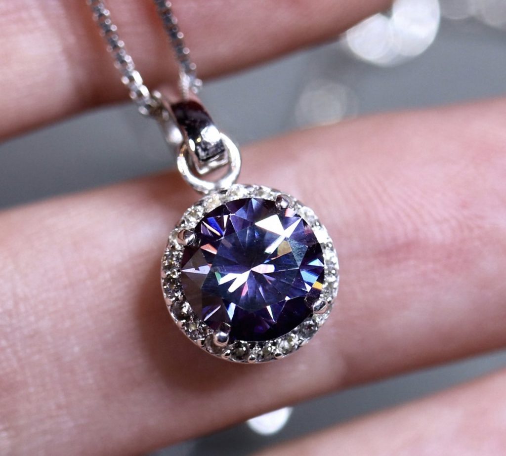 moissanite necklace