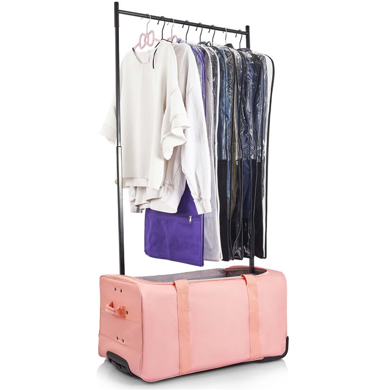 dance bag with garment rack