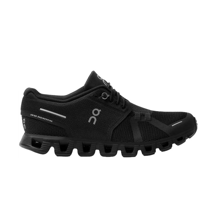 all black running shoes