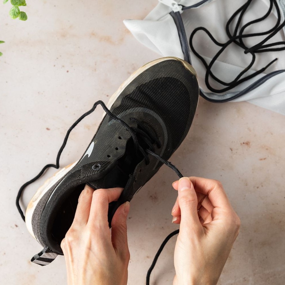 how to wash running shoes